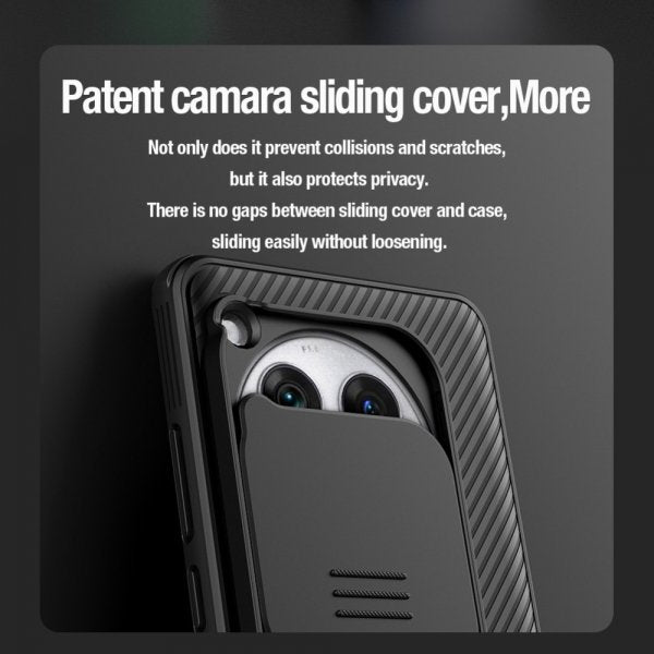 Nillkin OnePlus 12 Deksel CamShield Pro Svart