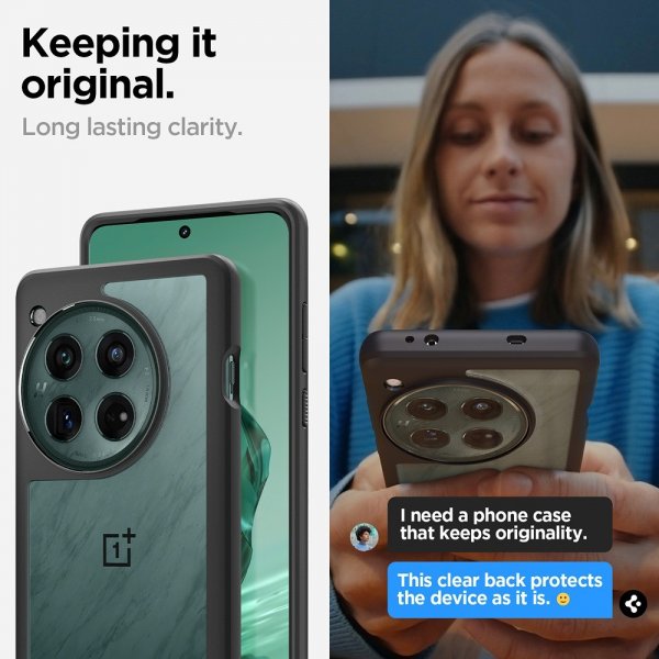Spigen OnePlus 12 Deksel Ultra Hybrid Matte Black