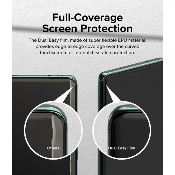 Ringke OnePlus 12 Skjermbeskytter Dual Easy Film 2-pakning