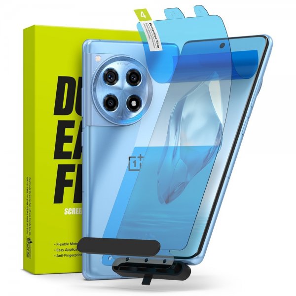 Ringke OnePlus 12R Skjermbeskytter Dual Easy Film 2-pakning