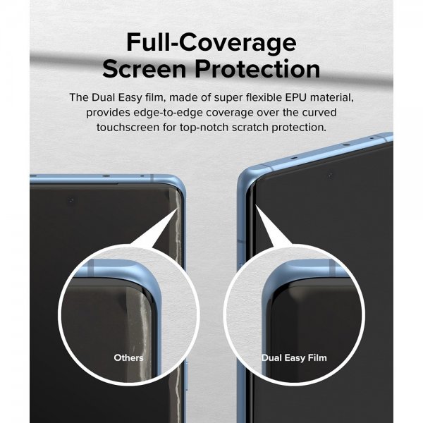 Ringke OnePlus 12R Skjermbeskytter Dual Easy Film 2-pakning