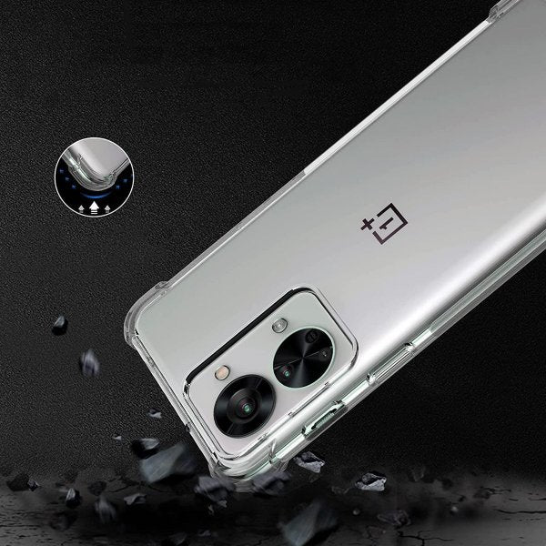 OnePlus Nord 2T Deksel Støtsikker TPU Transparent
