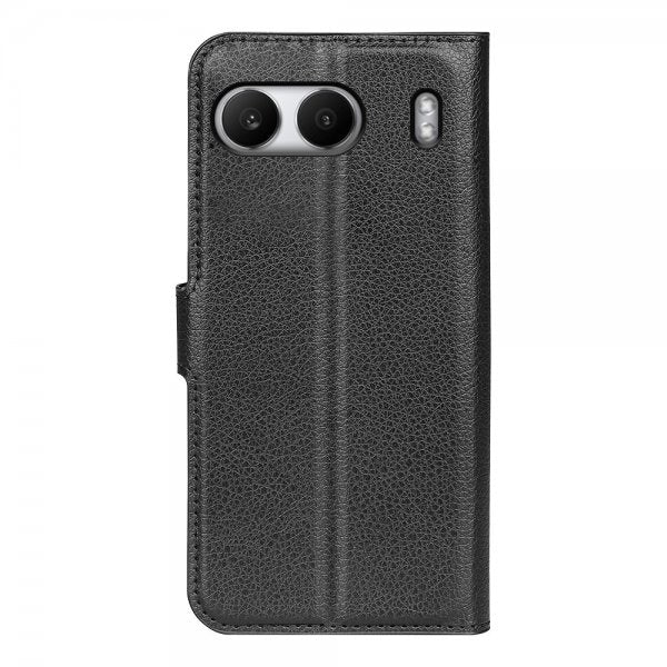 OnePlus Nord 4 Etui Litchi Svart