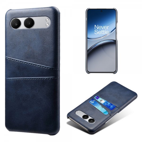 OnePlus Nord 4 Deksel med To Kortlommer Blå