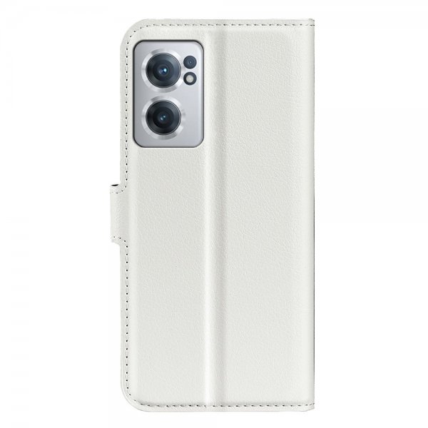 OnePlus Nord CE 2 5G Etui Litchi Hvit