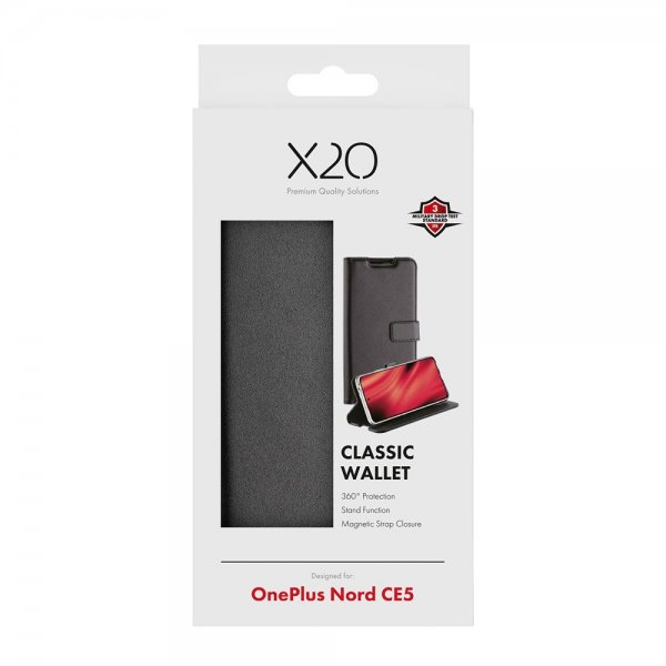 X2O OnePlus Nord CE5 Etui Classic Wallet Svart