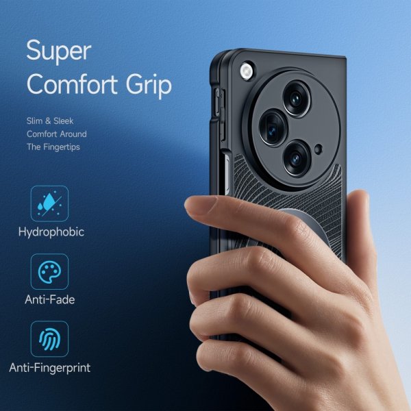 Dux Ducis OnePlus Open Deksel Aimo Series MagSafe Svart