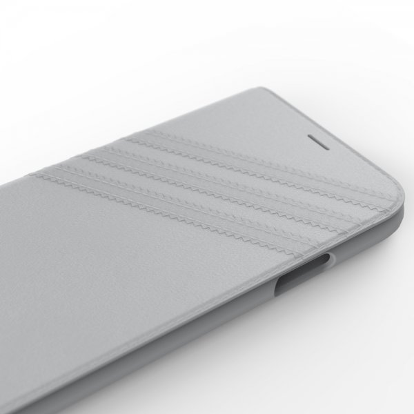 Adidas iPhone X/Xs Etui OR Booklet Case Suede FW18 Grå