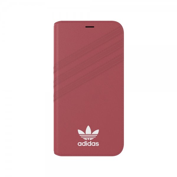 Adidas iPhone X/Xs Etui OR Booklet Case Suede FW18 Rosa