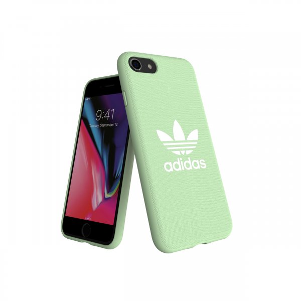 Adidas iPhone 6/6s/7/8/SE Deksel OR Moulded Case Canvas FW18 Clear Mint