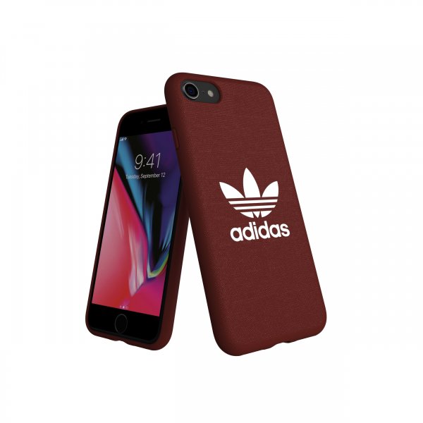 Adidas iPhone 6/6s/7/8/SE Deksel OR Moulded Case Canvas FW18 Maroon