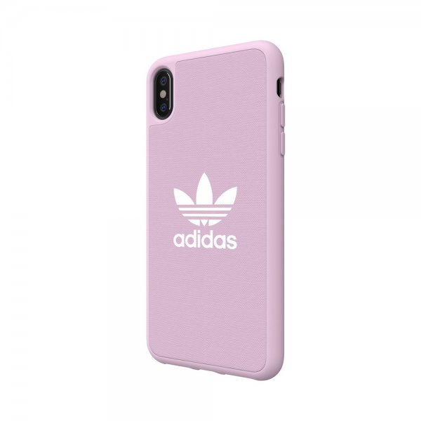 Adidas iPhone Xs Max Deksel OR Moulded Case Canvas FW18 Clear Pink