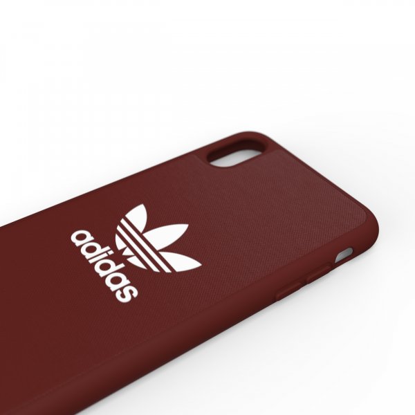 Adidas iPhone Xs Max Deksel OR Moulded Case Canvas FW18 Maroon