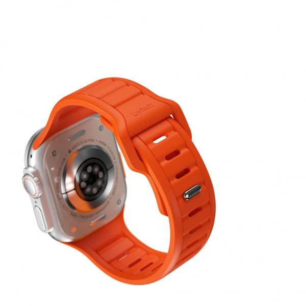 KeyBudz Apple Watch 44/45/46mm/Apple Watch Ultra Armbånd Journey Electric Orange