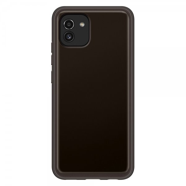 Samsung Original Galaxy A03 Deksel Soft Clear Cover Svart