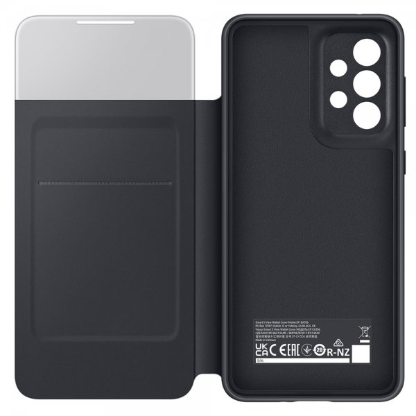 Samsung Original Galaxy A33 5G Etui Smart S View Wallet Cover Svart