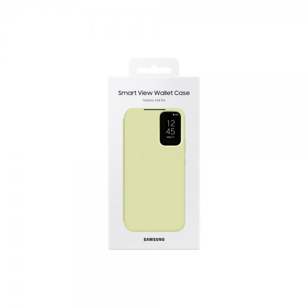 Samsung Original Galaxy A34 5G Etui Smart View Wallet Case Lime