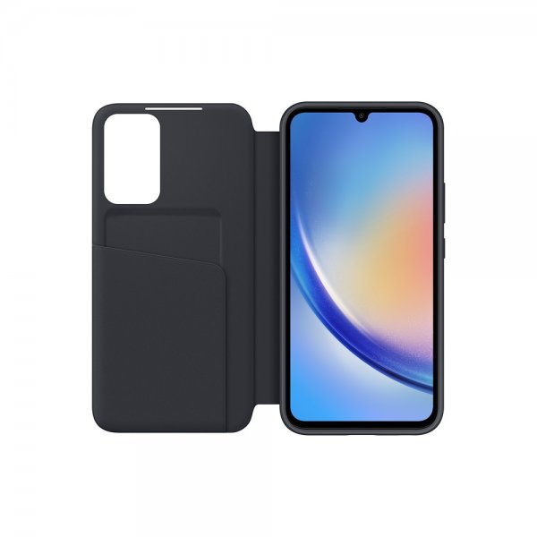 Samsung Original Galaxy A34 5G Etui Smart View Wallet Case Svart