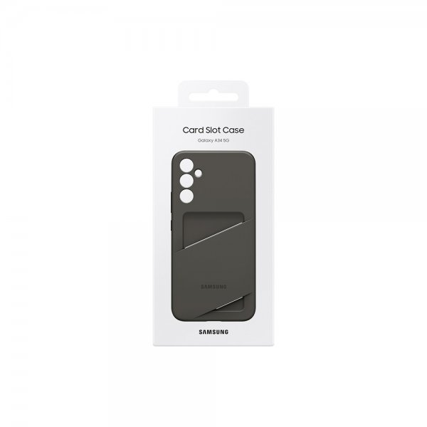 Samsung Original Galaxy A34 5G Deksel Card Slot Case Svart