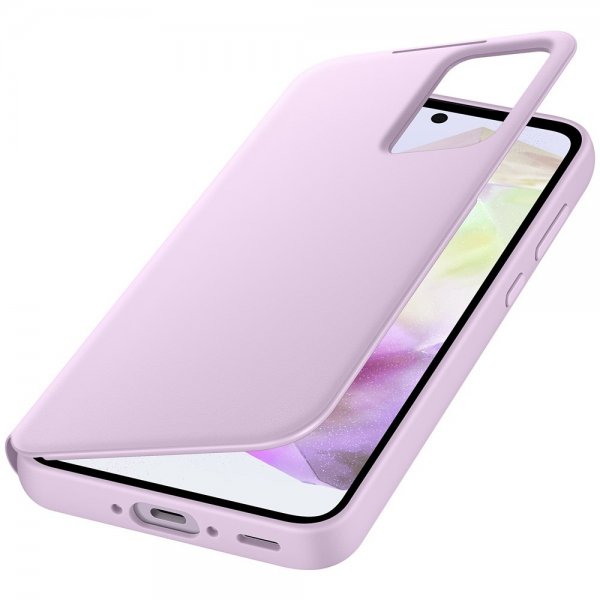 Samsung Original Galaxy A35 Etui Smart View Wallet Case Lavendel