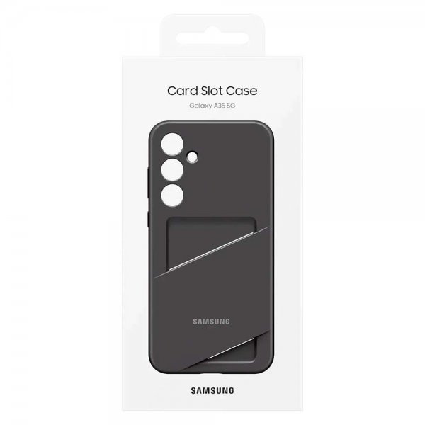 Samsung Original Galaxy A35 Deksel Card Slot Case Svart