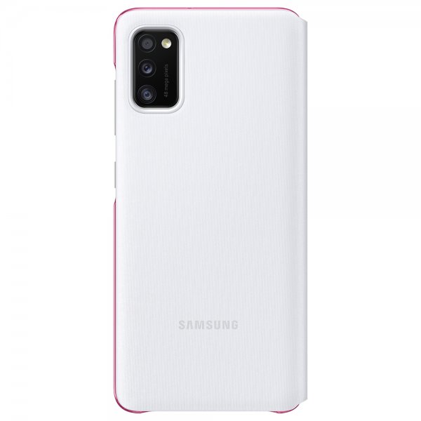 Samsung Original Galaxy A41 Etui Smart S View Wallet Cover Hvit