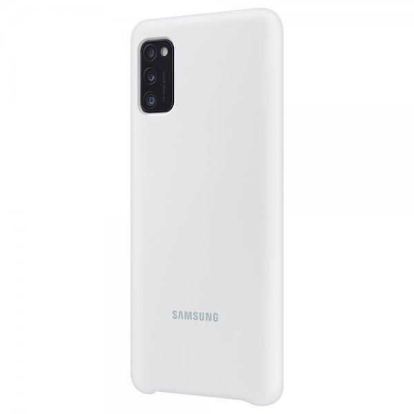 Samsung Original Galaxy A41 Deksel Silikoni Cover Hvit