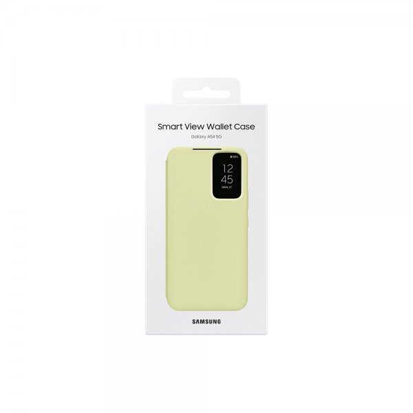Samsung Original Galaxy A54 5G Etui Smart View Wallet Case Lime