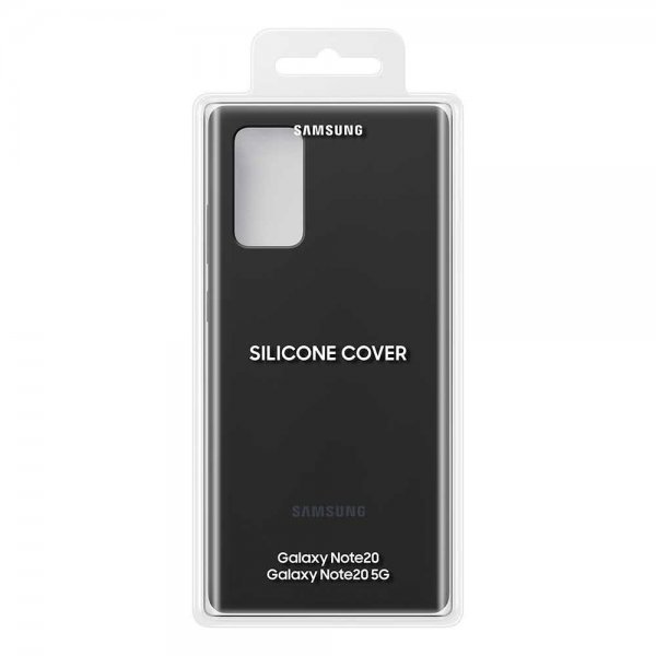 Samsung Original Galaxy Note 20 Deksel Silikoni Cover Svart