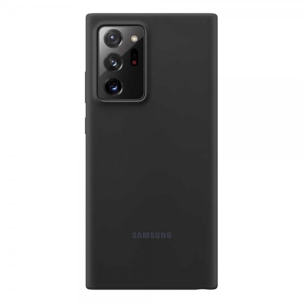 Samsung Original Galaxy Note 20 Ultra Deksel Silikoni Cover Svart