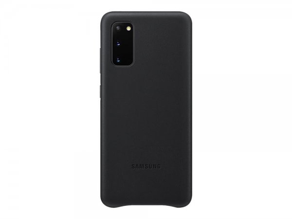 Samsung Original Galaxy S20 Deksel Leather Cover Svart
