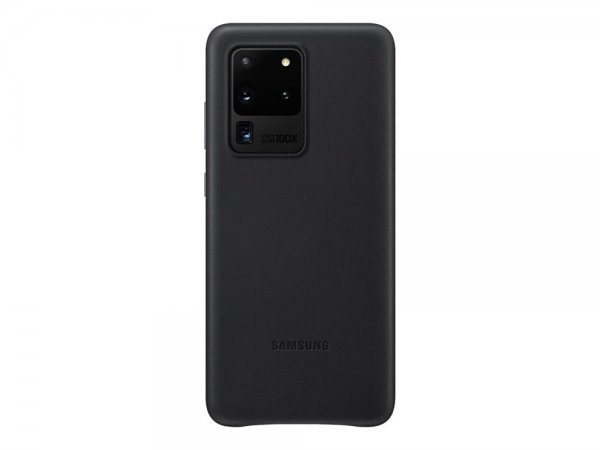 Samsung Original Galaxy S20 Ultra Deksel Leather Cover Svart