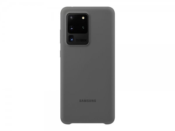 Samsung Original Galaxy S20 Ultra Deksel Silikoni Cover Grå