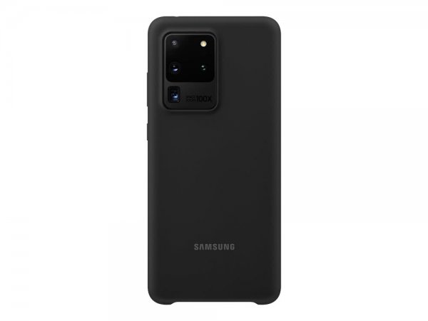 Samsung Original Galaxy S20 Ultra Deksel Silikoni Cover Svart