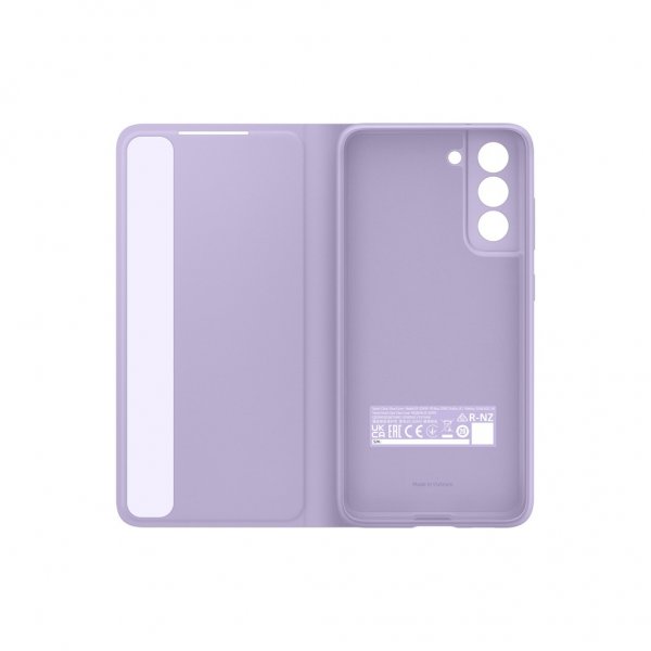 Samsung Original Galaxy S21 FE Etui Smart Clear View Cover Lavender