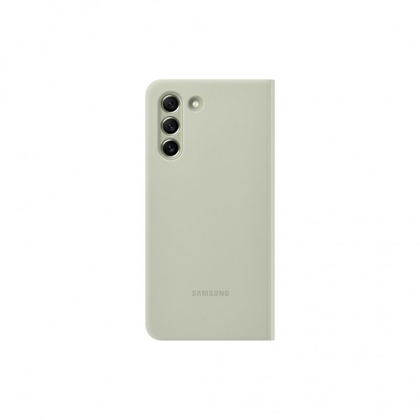 Samsung Original Galaxy S21 FE Etui Smart Clear View Cover Olive Green