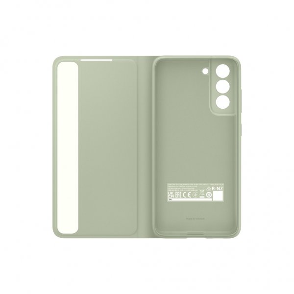 Samsung Original Galaxy S21 FE Etui Smart Clear View Cover Olive Green
