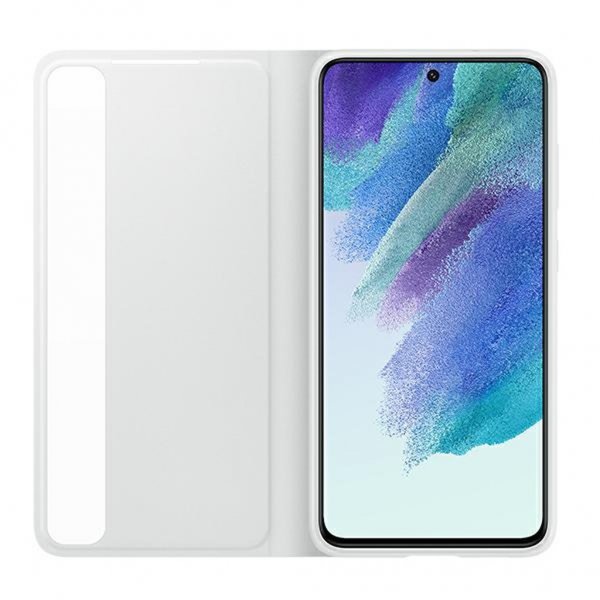 Samsung Original Galaxy S21 FE Etui Smart Clear View Cover Hvit