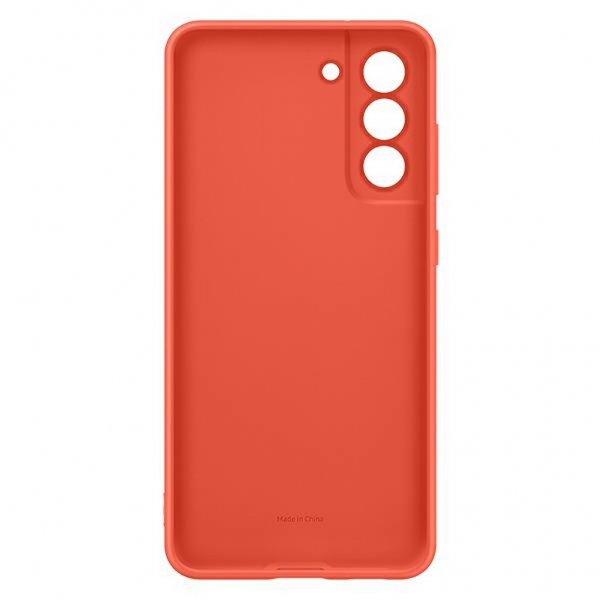 Samsung Original Galaxy S21 FE Deksel Silicone Cover Coral