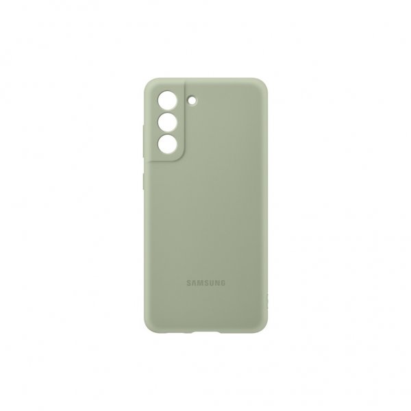 Samsung Original Galaxy S21 FE Deksel Silicone Cover Olive Green