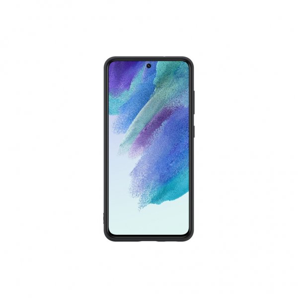 Samsung Original Galaxy S21 FE Deksel Silicone Cover Svart