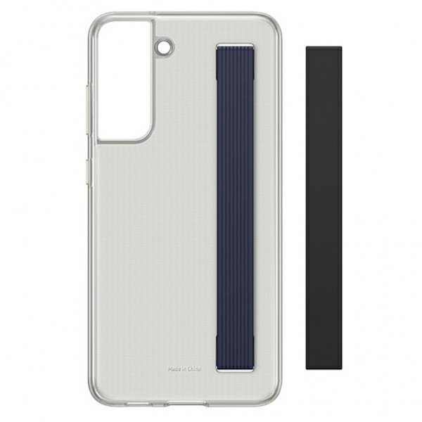 Samsung Original Galaxy S21 FE Deksel Slim Strap Cover Svart