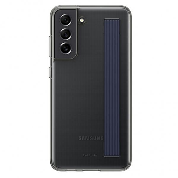 Samsung Original Galaxy S21 FE Deksel Slim Strap Cover Svart