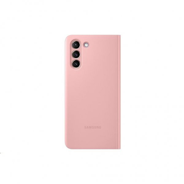 Samsung Original Galaxy S21 Plus Etui Smart Clear View Cover Rosa