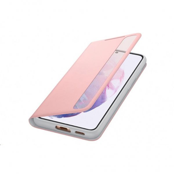 Samsung Original Galaxy S21 Plus Etui Smart Clear View Cover Rosa