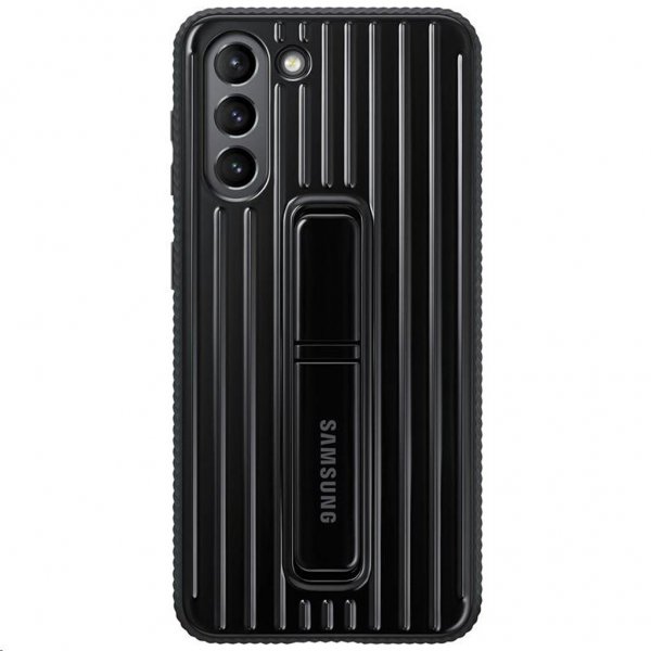 Samsung Original Galaxy S21 Plus Deksel Protective Standing Cover Svart