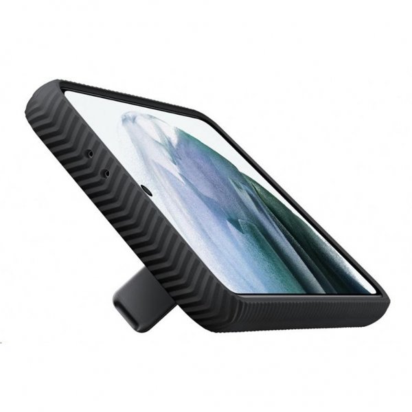 Samsung Original Galaxy S21 Plus Deksel Protective Standing Cover Svart