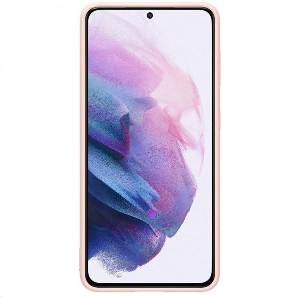 Samsung Original Galaxy S21 Deksel Silicone Cover Rosa