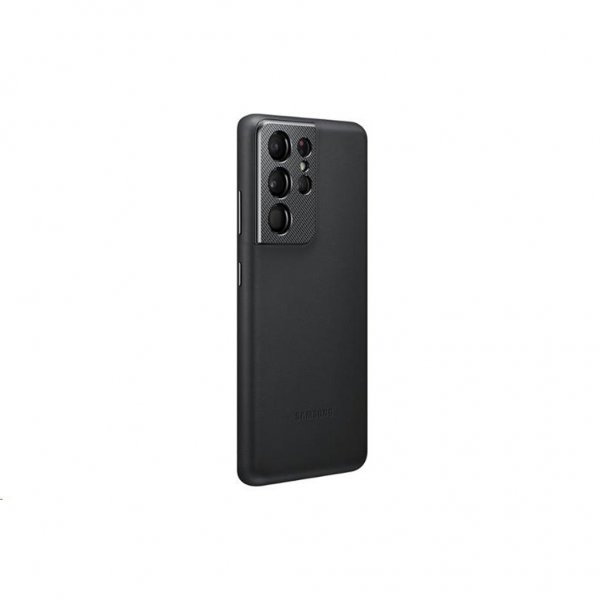 Samsung Original Galaxy S21 Ultra Deksel Leather Cover Svart