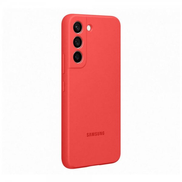 Samsung Original Galaxy S22 Plus Deksel Silicone Cover Coral